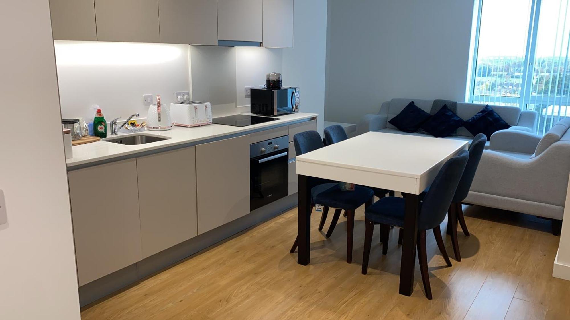 Berks Luxury Serviced Apartments , Free Parking, Free Gym And Free Wifi Bracknell Oda fotoğraf
