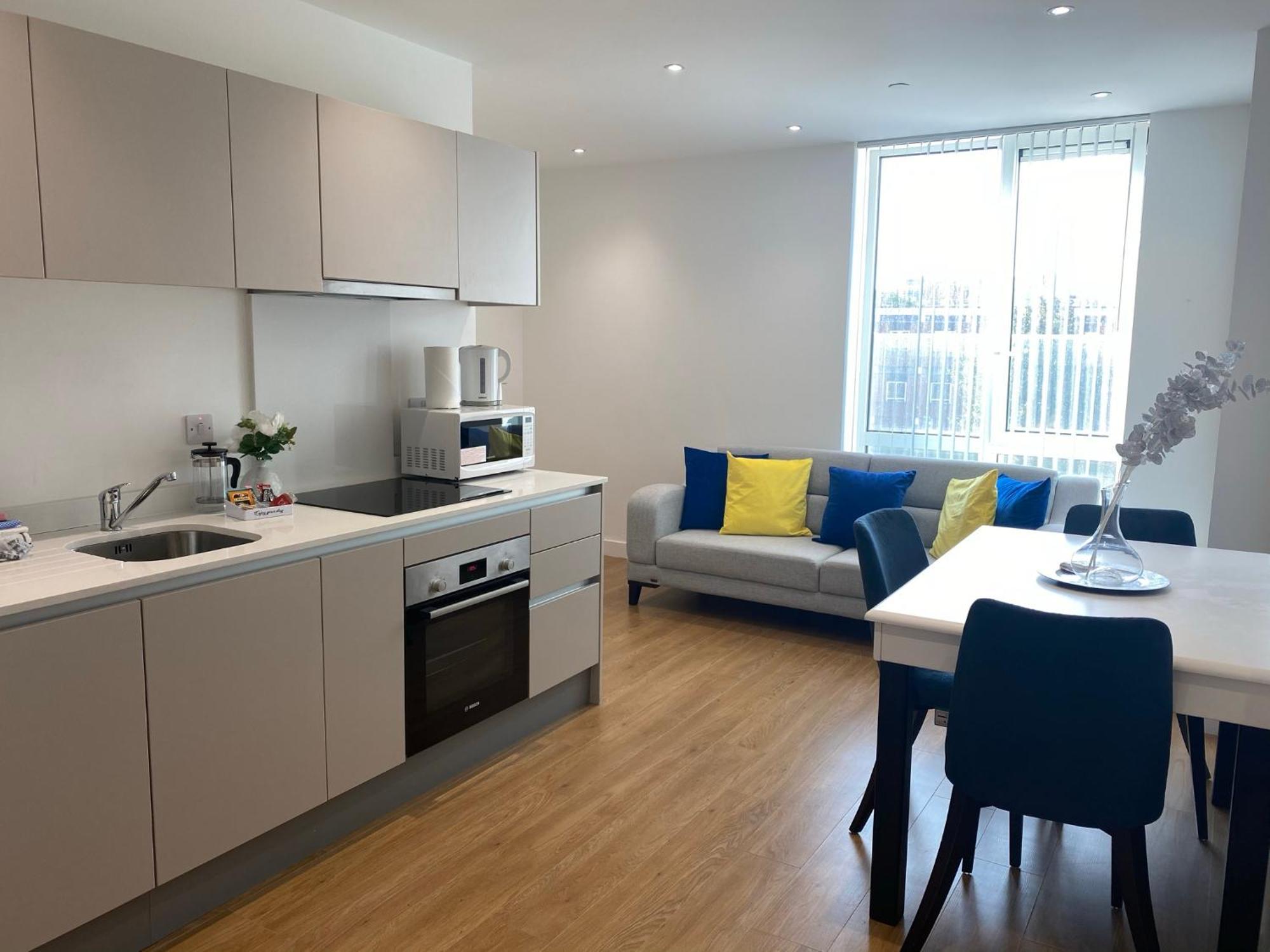 Berks Luxury Serviced Apartments , Free Parking, Free Gym And Free Wifi Bracknell Oda fotoğraf
